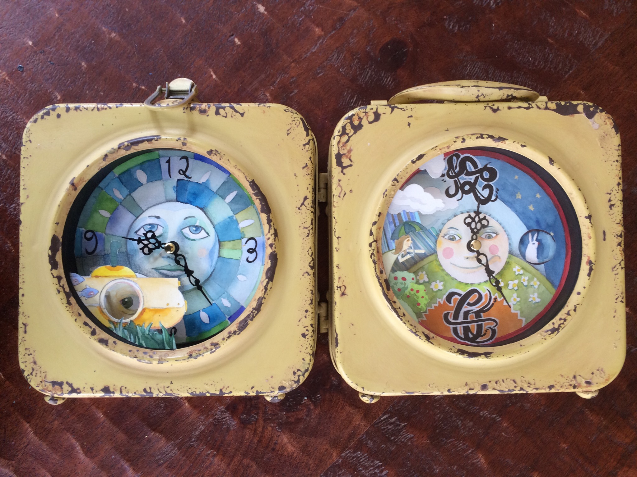 coast to coast lunch box clock