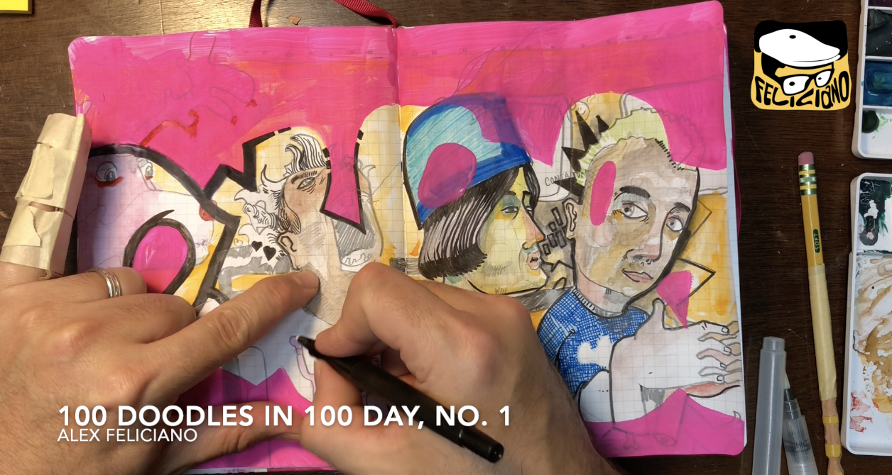 1 of 100 days of making art